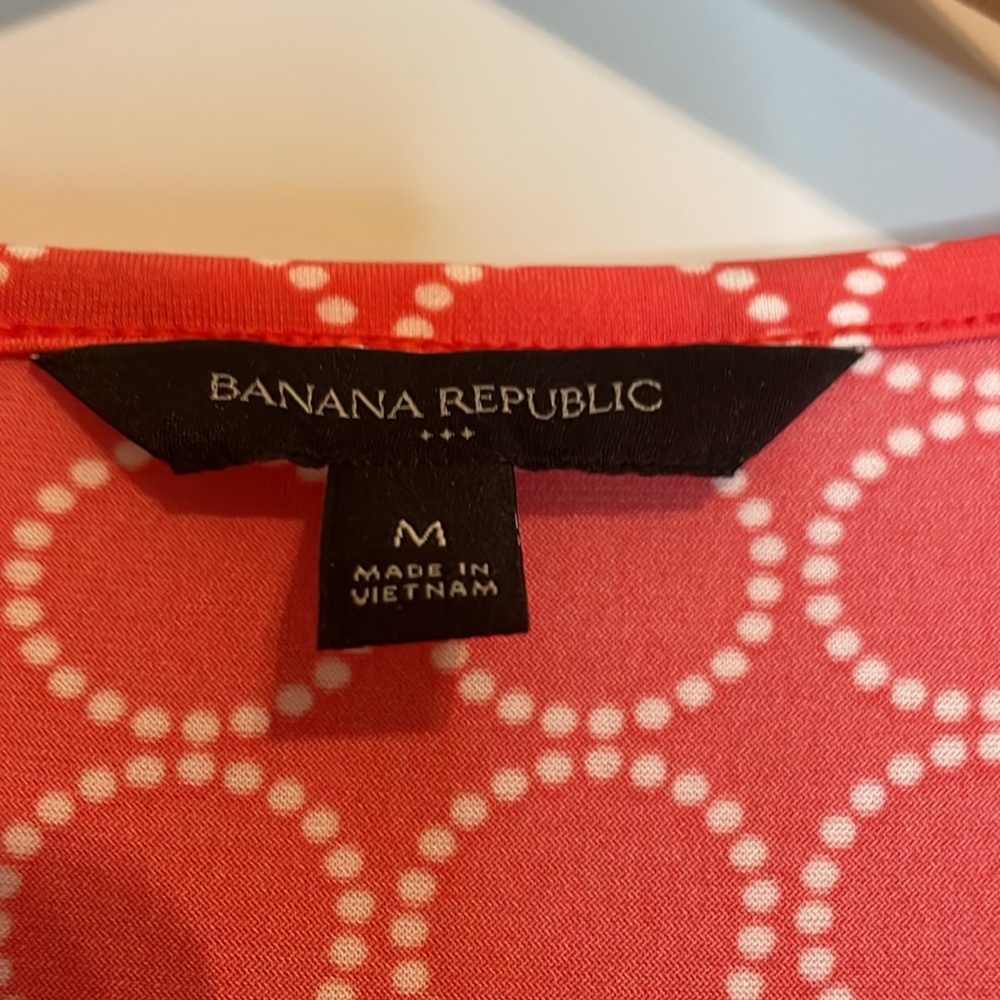 Banana Republic Wrap Dress Sz M EUC - Picture 2 of 5